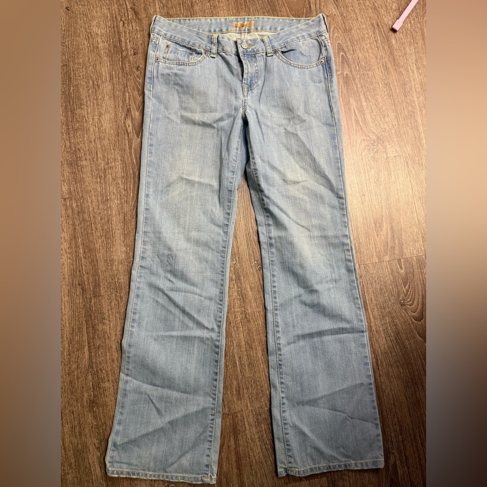Bitten Sarah Jessica Parker Jeans 4R Light Wash Bootcut Low Rise Y2K